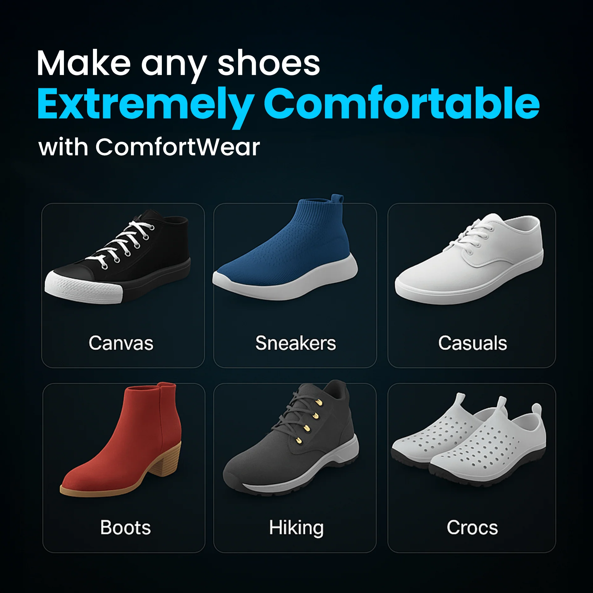 3-Pack All-Day Comfort & Support Insole - Image 4