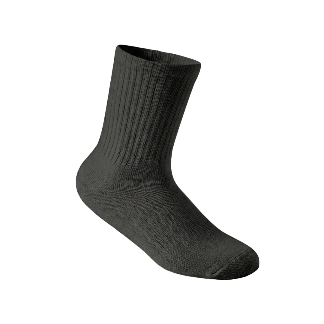 3-Pack Cushioned Socks (Black) - Image 6