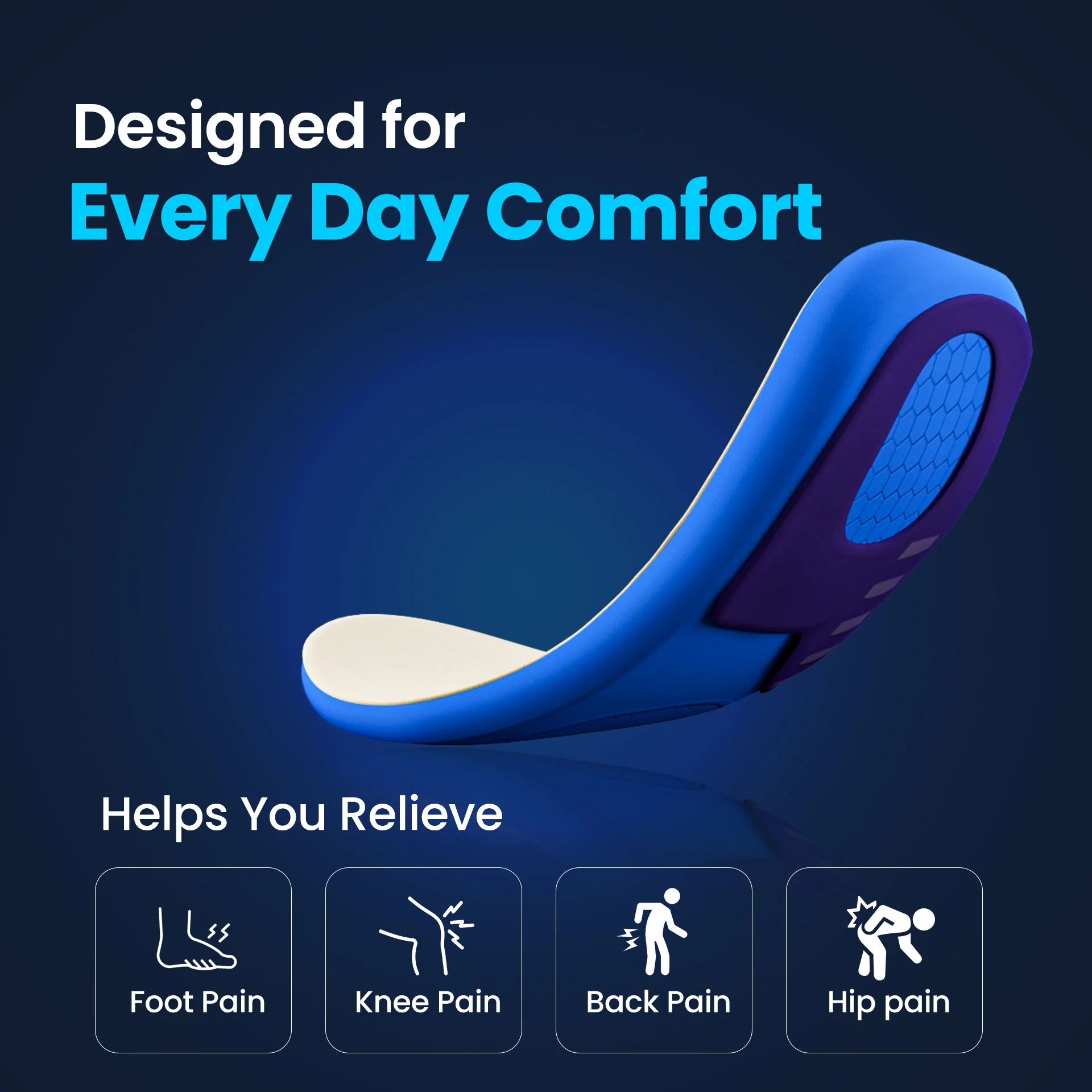 2-Pack Memory-Sole Gel Sport Orthotic - Image 3