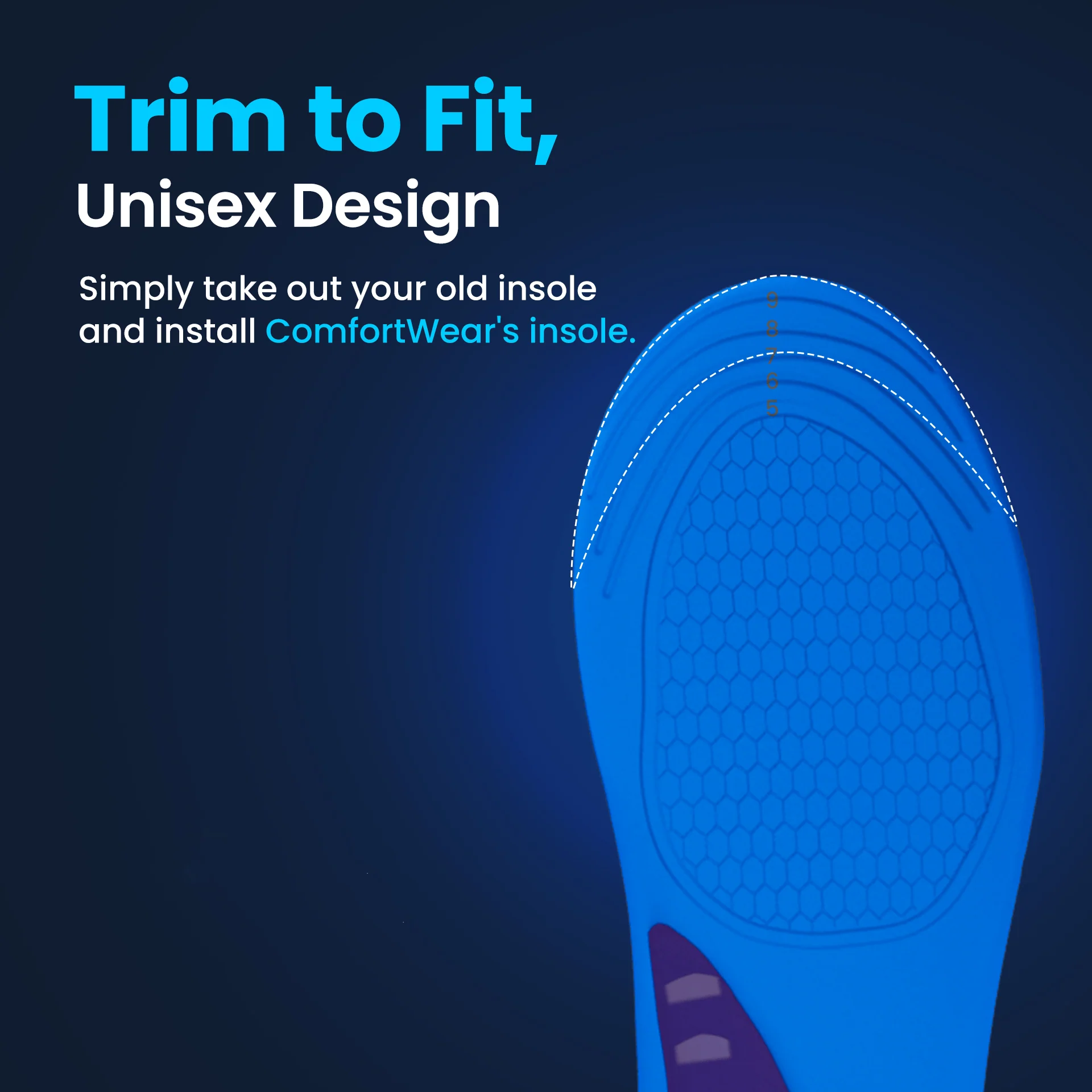 2-Pack Memory-Sole Gel Sport Orthotic - Image 4