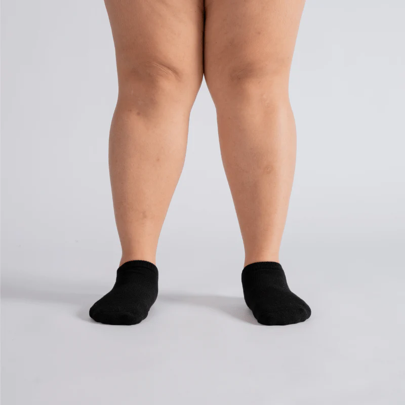 3-Pack Padded Extra-Stretch Socks - Black (Knee, Crew, Ankle) - Image 4