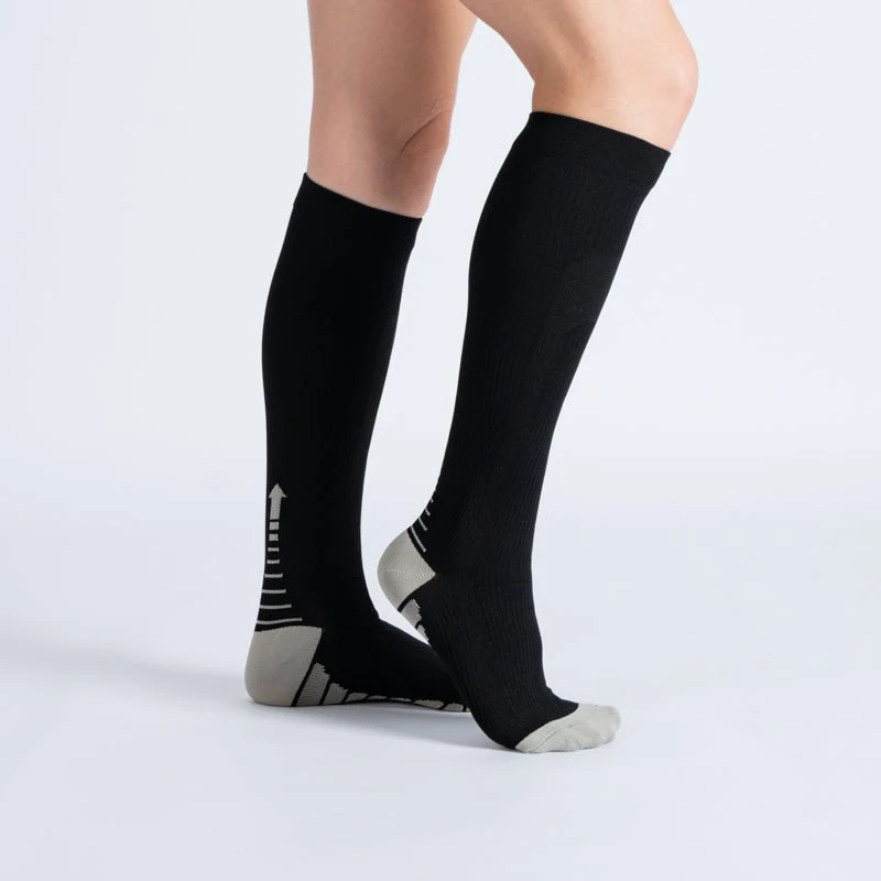 3-Pack All-Black Compression Sock Bundle - Image 3
