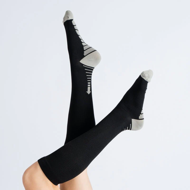 3-Pack All-Black Compression Sock Bundle - Image 5