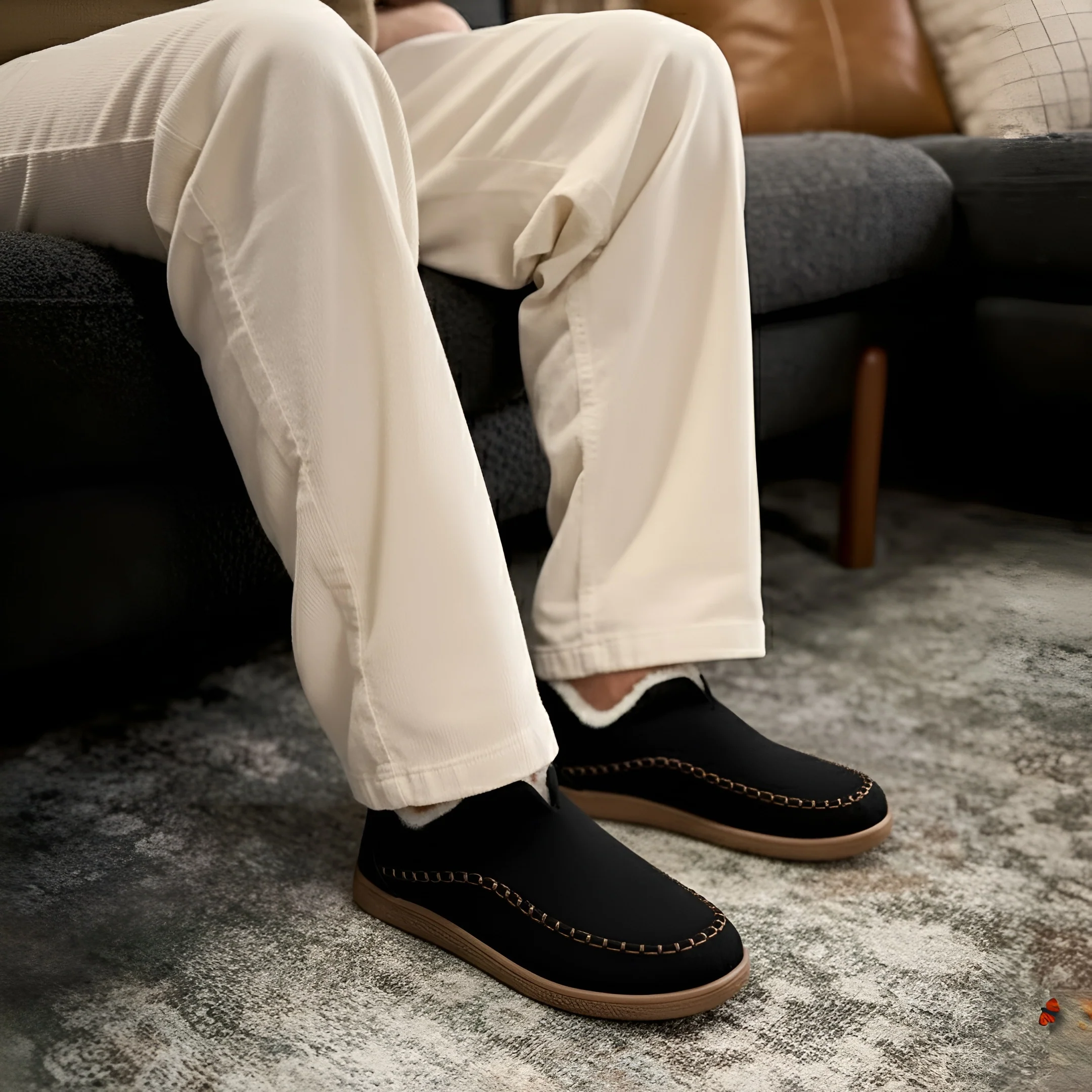 Atom Cloud Slippers - Black - Image 4