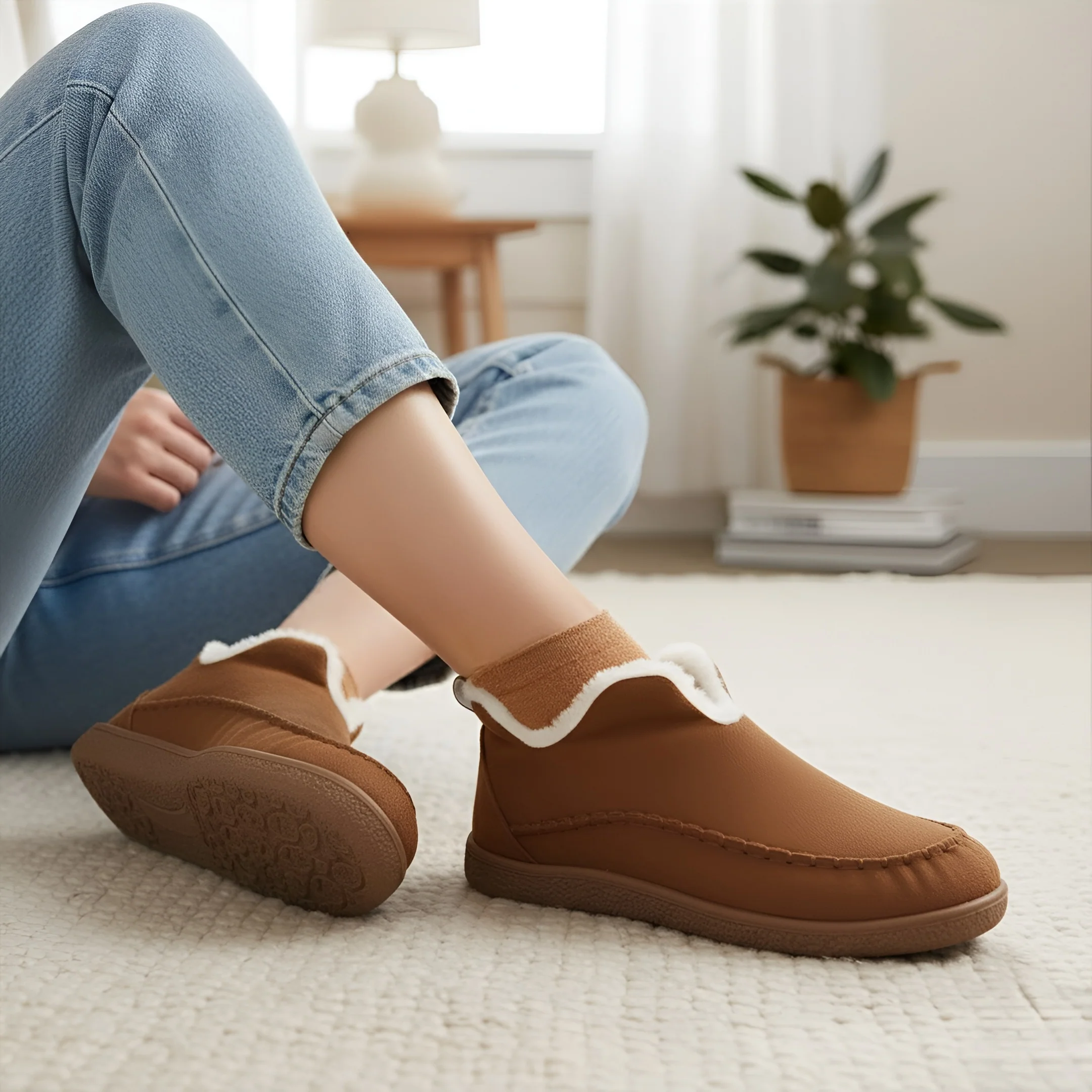Atom Cloud Slippers - Brown - Image 3
