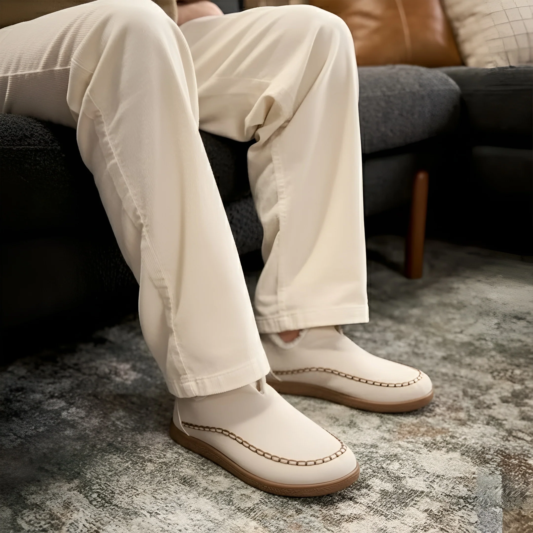 Atom Cloud Slippers - Cream - Image 4