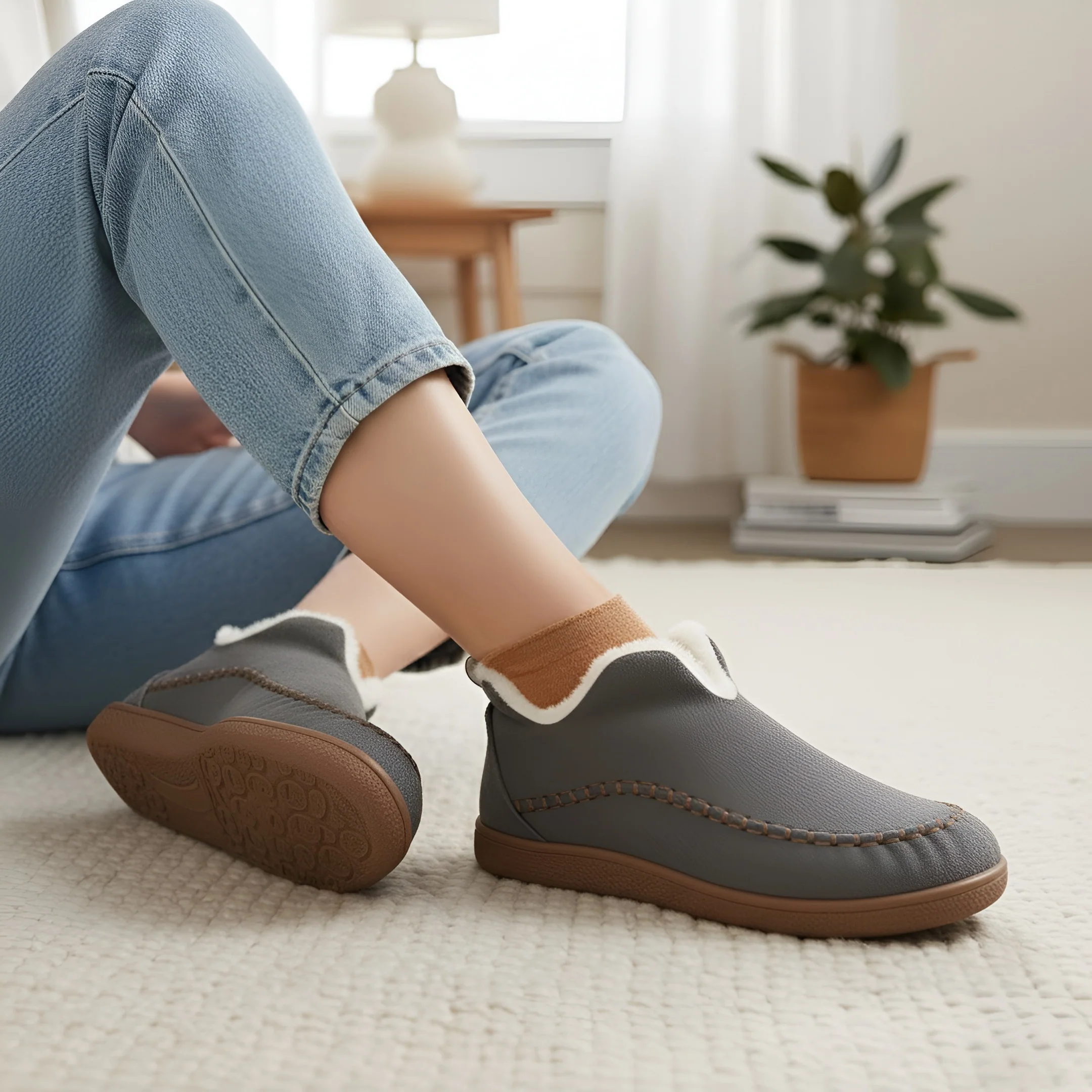 Atom Cloud Slippers - Gray - Image 3