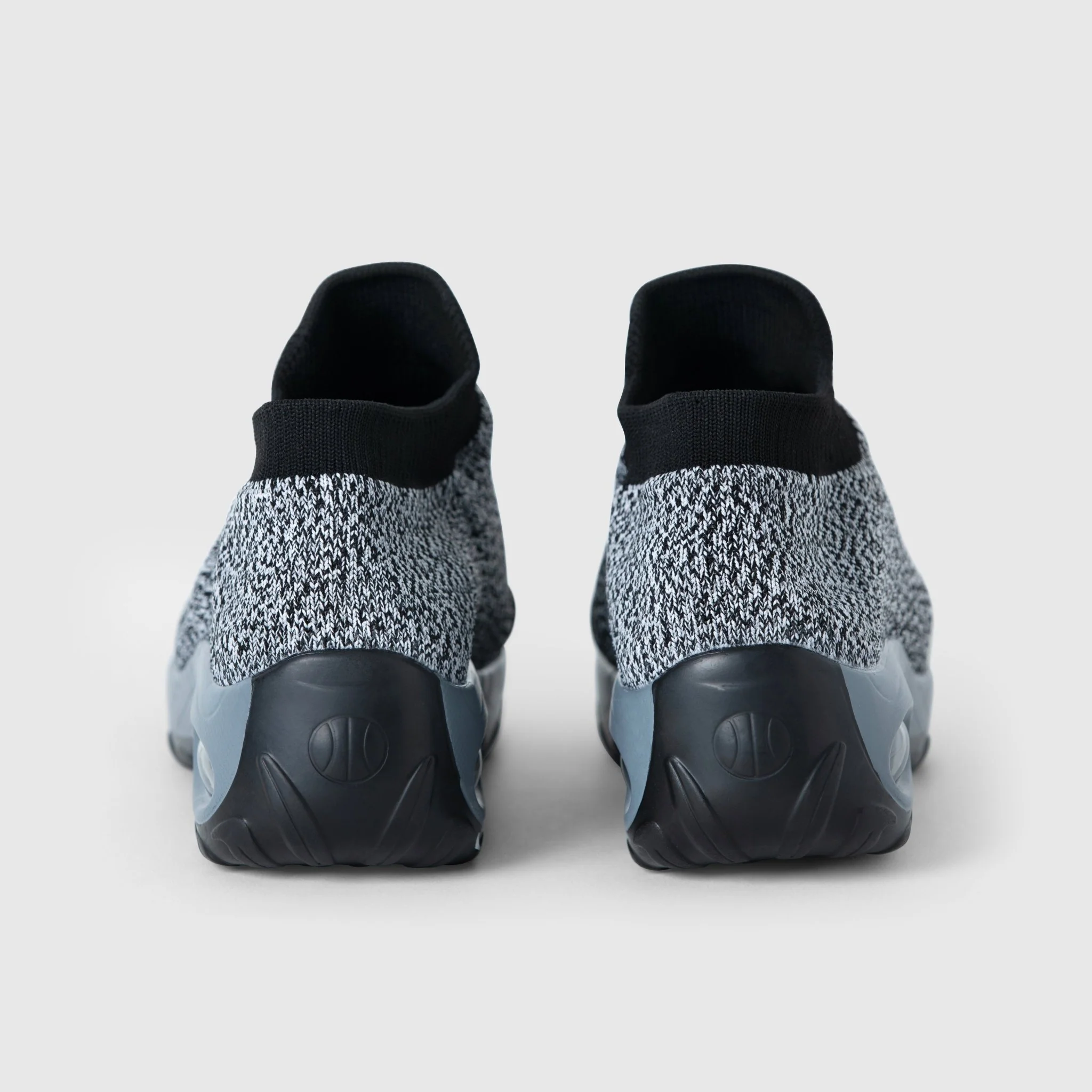 Breathable No-Tie Stretch Shoes - Grey - Image 4