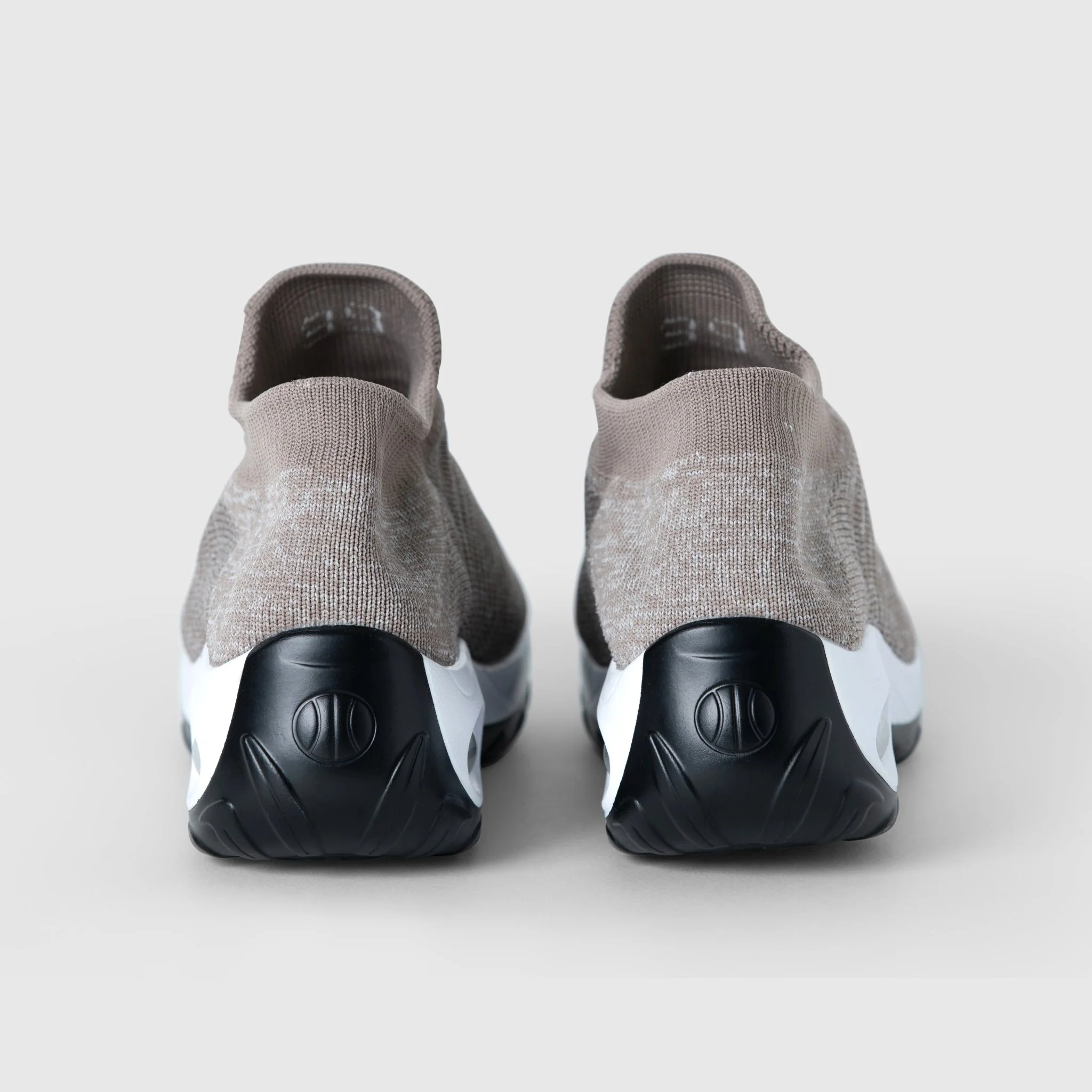 Breathable No-Tie Stretch Shoes - Khaki - Image 4