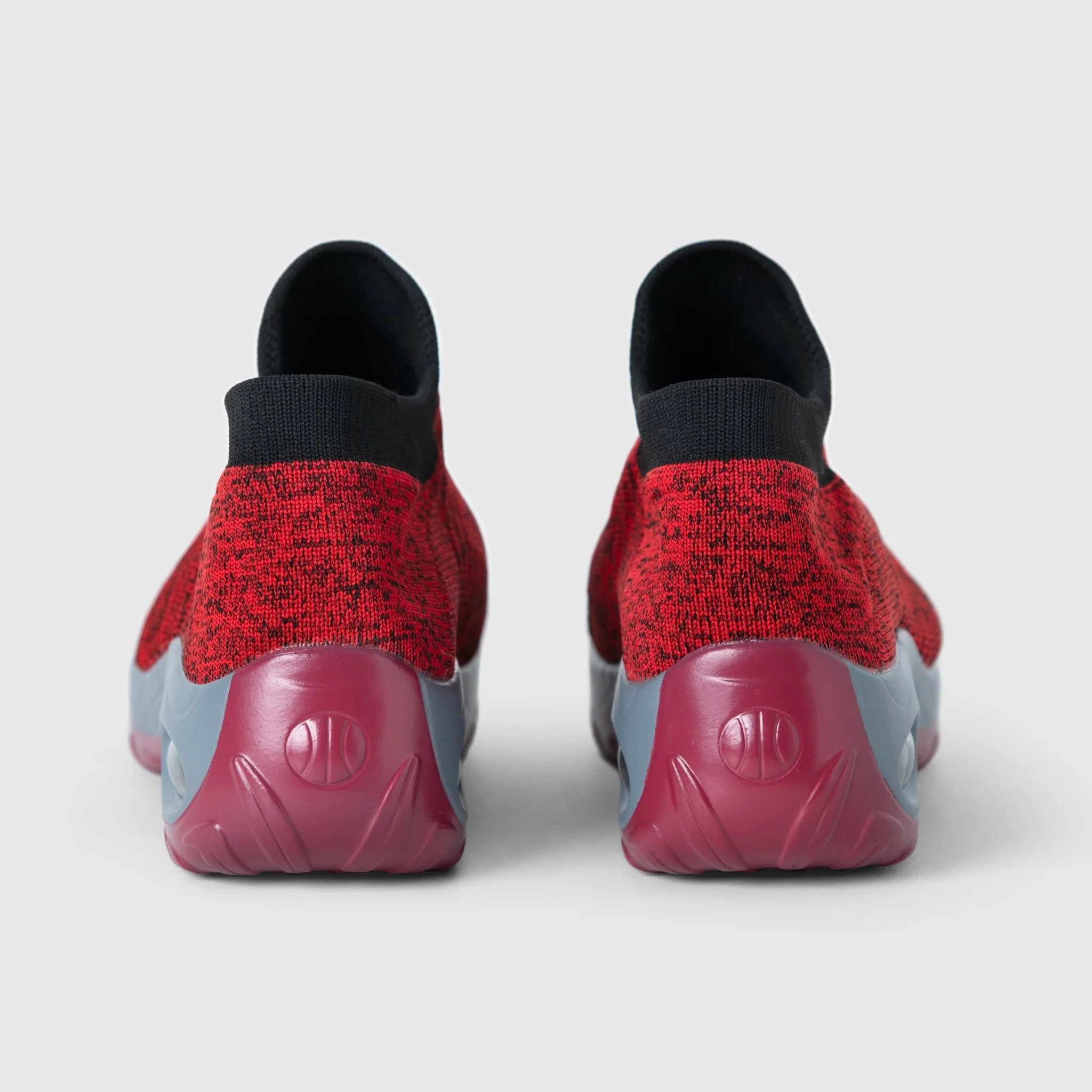 Breathable No-Tie Stretch Shoes - Red - Image 4