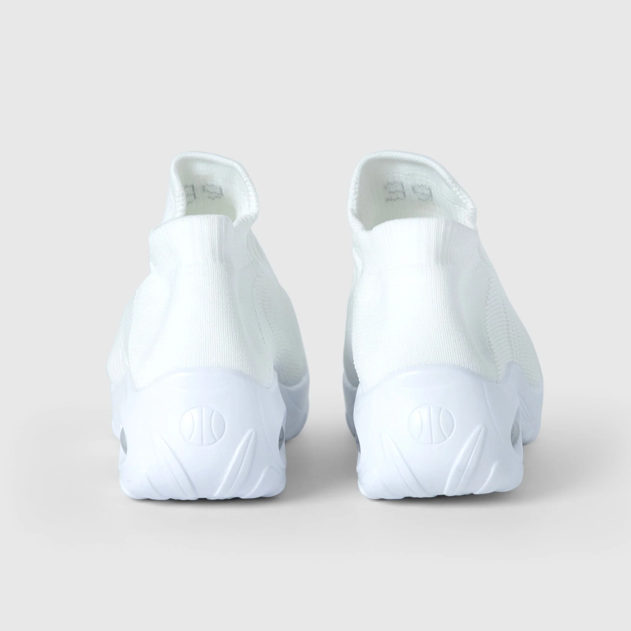 Breathable No-Tie Stretch Shoes - White - Image 3