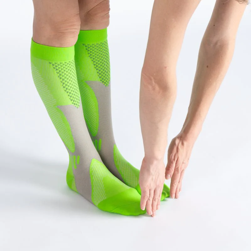 Compression Socks - Lime Green - Image 3