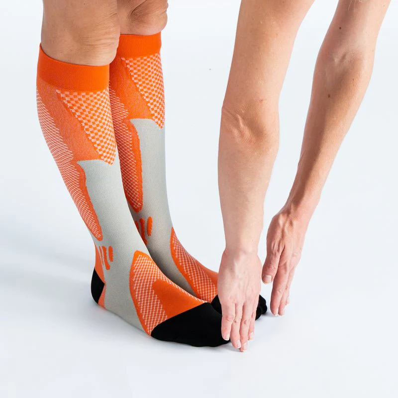 Compression Socks - Orange - Image 3