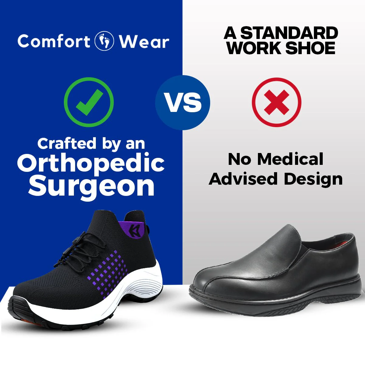 Ortho Stretch Cushion Shoes - Foot Pain Relief - Image 6