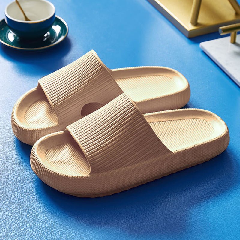 Heel Support Cushion Slides - Khaki - Image 2
