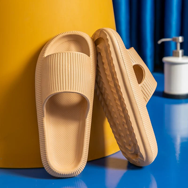 Heel Support Cushion Slides - Khaki - Image 3