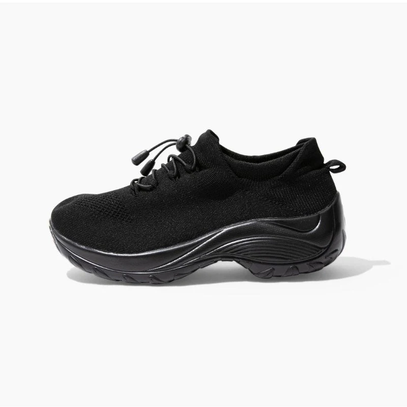 Ortho Stretch Cushion Shoes - Midnight Black