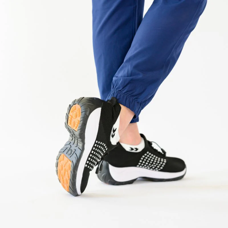 Ortho Stretch Cushion Shoes - Black White - Image 7