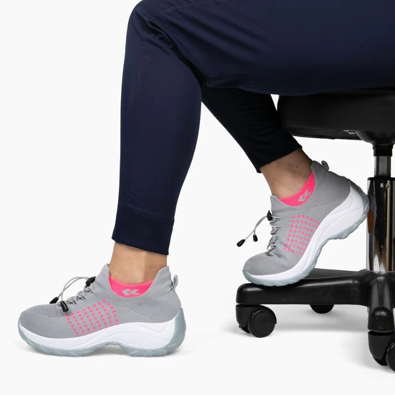 Ortho Stretch Cushion Shoes - Gray Pink - Image 5