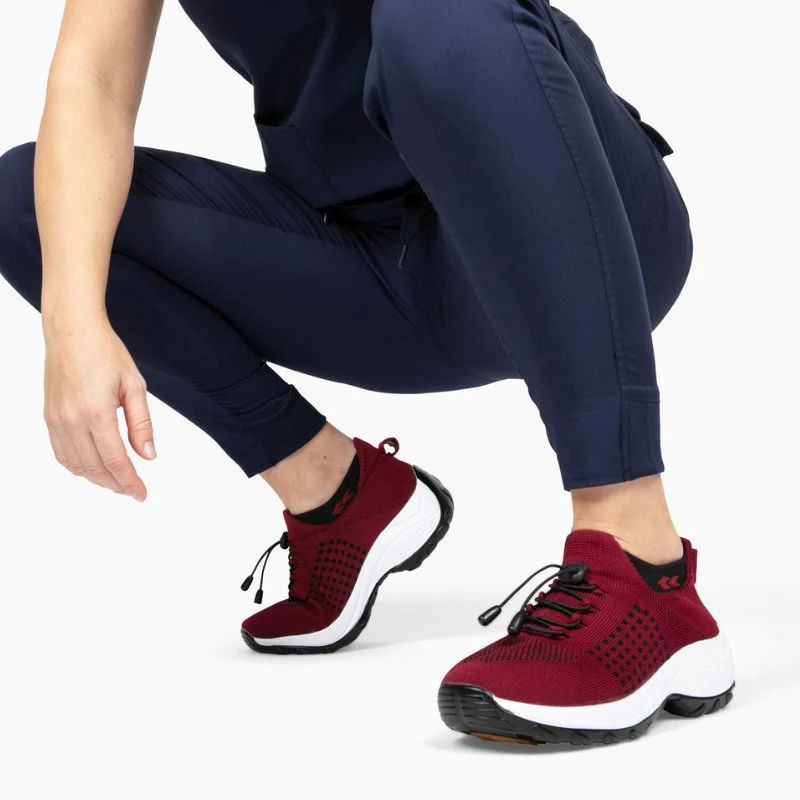 Ortho Stretch Cushion Shoes - Red - Image 4