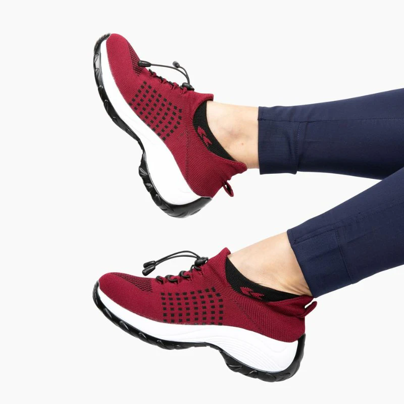 Ortho Stretch Cushion Shoes - Red - Image 5