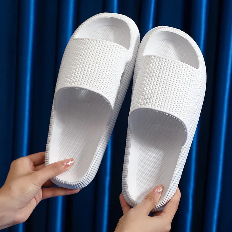 Heel Support Cushion Slides - White - Image 4